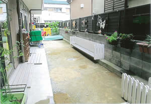 小さな園庭